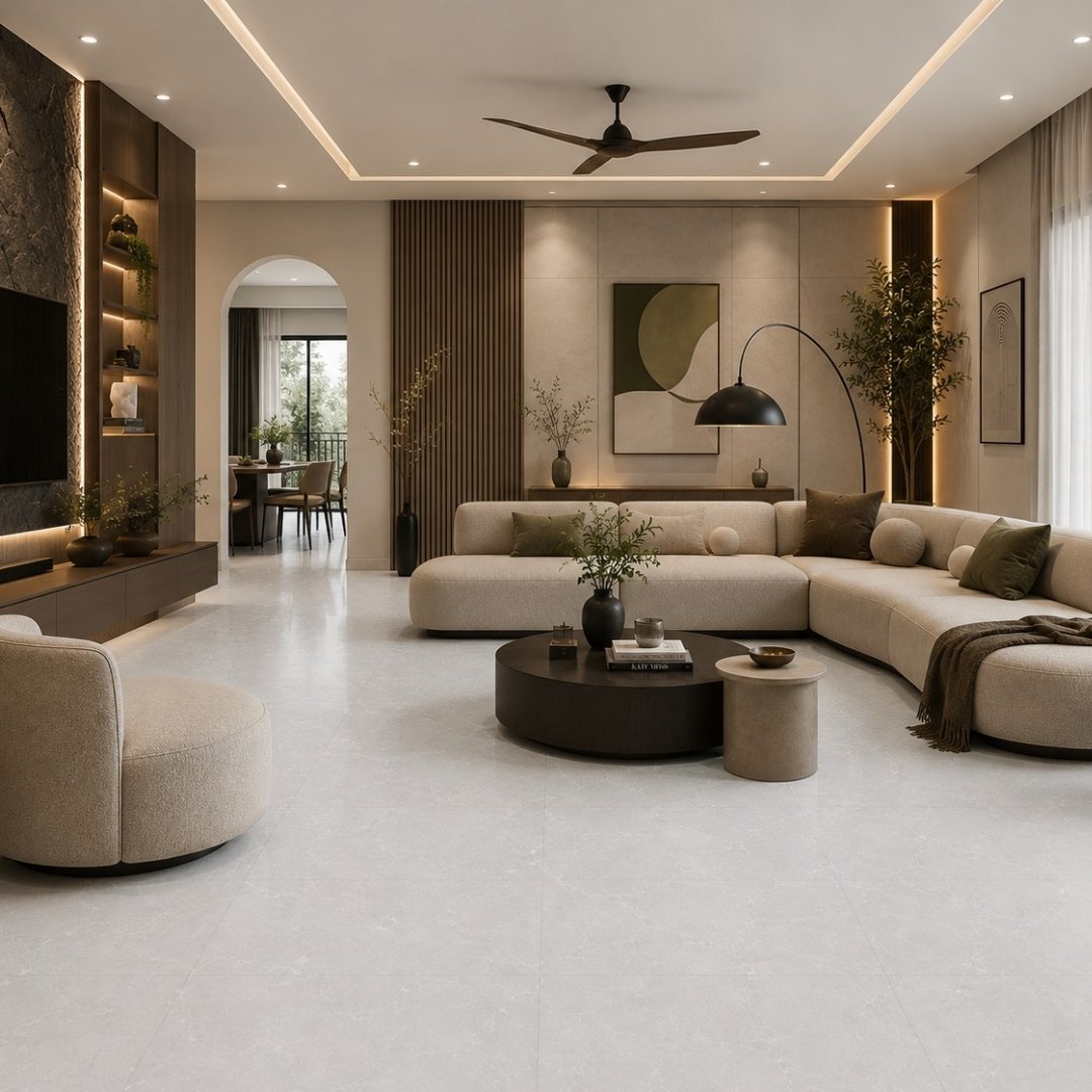 AL 6035 Marble & Stone Living Area Tiles - My Home Studio